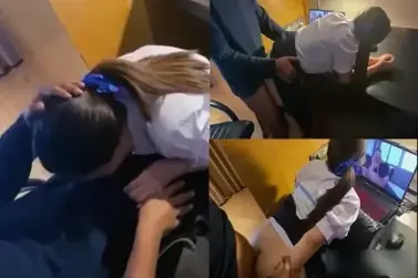 ABG SMP Nonton Bokep Bareng, Langsung Praktek Ngentot Ganas!